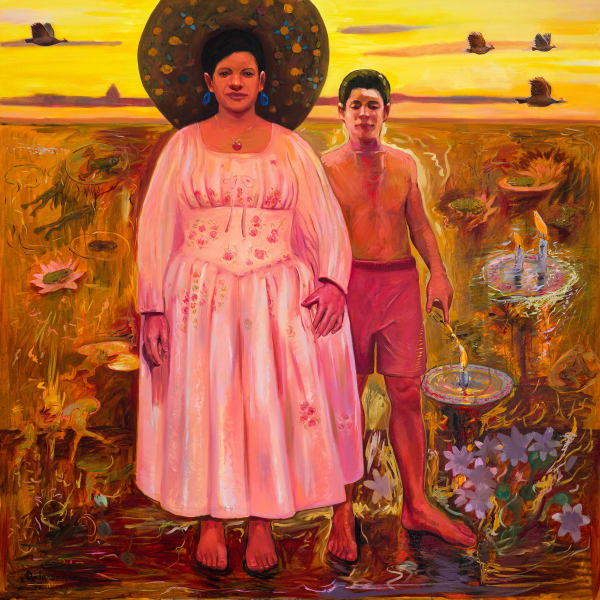 Orlando Almanza, Tarde de Domingo en el RÃo Yáquimo - Sunday afternoon on the Yáquimo River, 2024