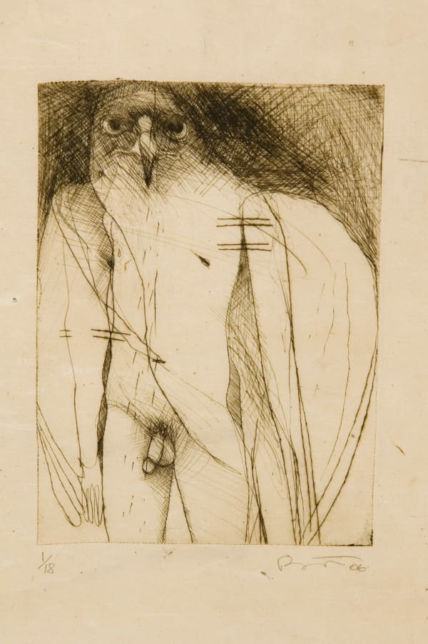 Rick Bartow, Study in Concentration, 2006