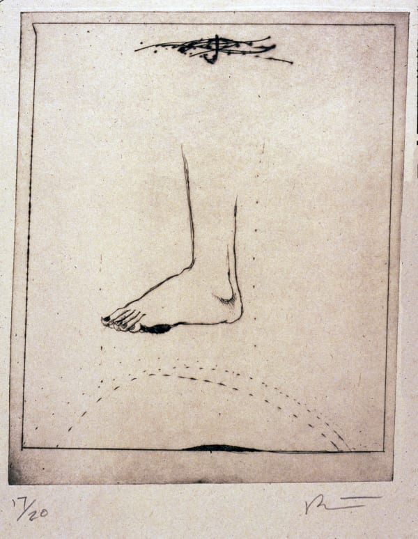 Rick Bartow, Her Foot, 2000