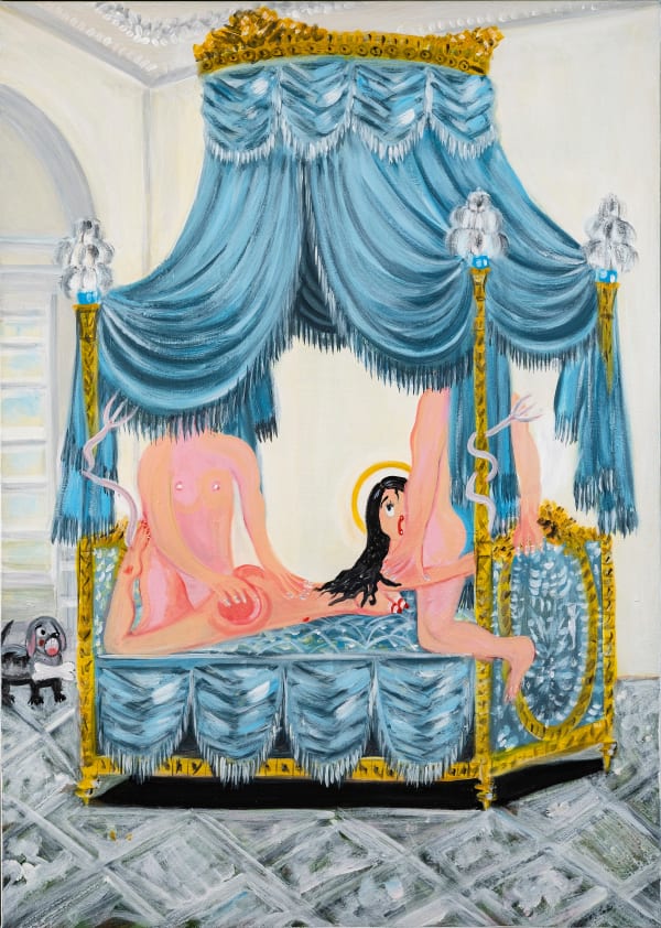 Oh De Laval Goodbye Innocence, 2021 Acrylic on canvas / Acrílico sobre tela 70 x 50 cm 27 1/2 x 19 3/4 in
