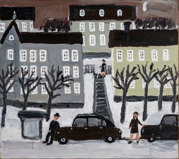 Kent Iwemyr The Guesthouse, 2015 Acrylic on panel / Acrílico sobre tabla 60.5 x 68 x 3 cm 23 7/8 x 26 3/4 x 1 1/8 in