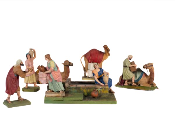 Eliezer and Rebekah, S.XX Old Testament Génesis 24, 2 -5; 9 - 27