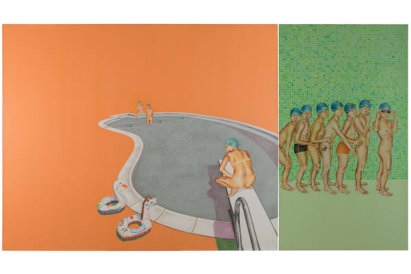 Su En Wong, Oriental blush, green light, 2005