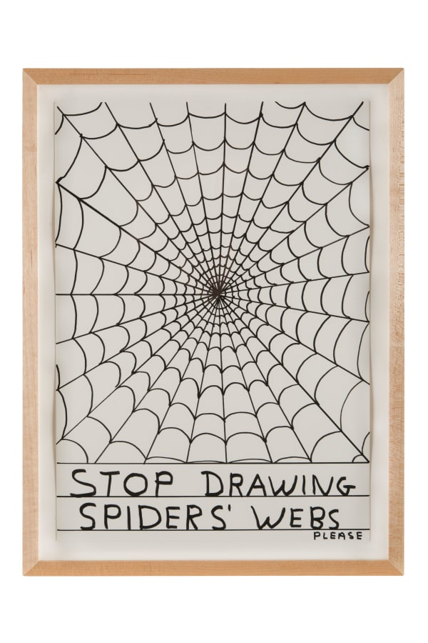 David Shrigley Untitled (Stop drawing...), 2013 Ink on paper / Tinta sobre papel 48 x 36 cm 18 7/8 x 14 1/8 in