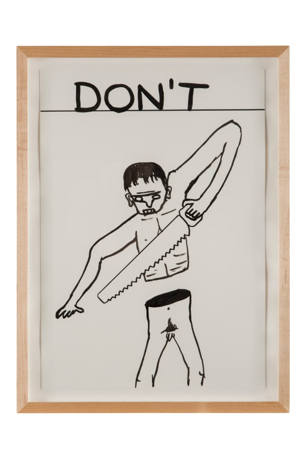 David Shrigley, Untitled (Don't), 2013