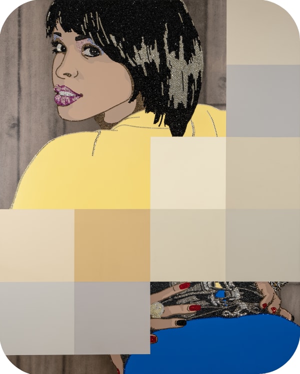 Mickalene Thomas, Portrait of Kerri #2, 2019