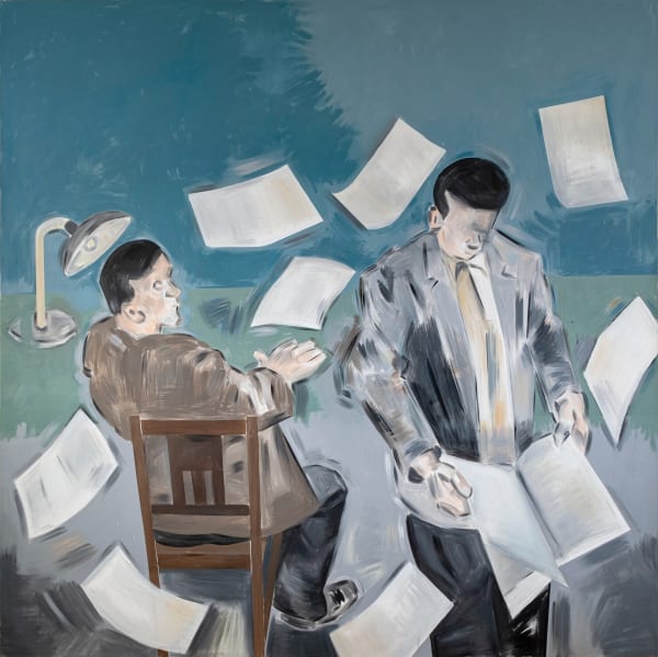Apóstolos Georgíou Untitled, 2018 Acrylic on canvas / Acrílico sobre tela 230 x 230 cm 90 1/2 x 90 1/2 in