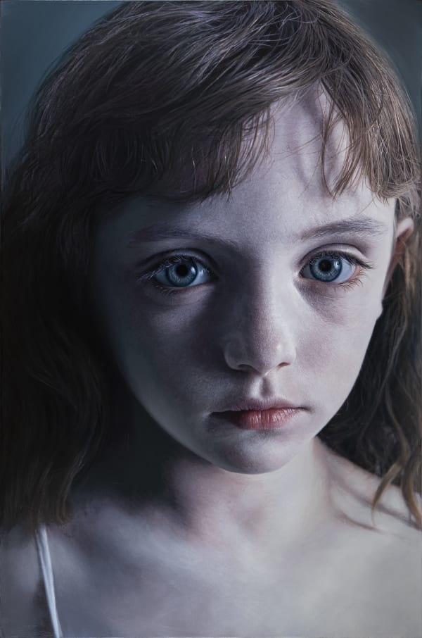 Gottfried Helnwein, Head of a Child 15 (Molly), 2012