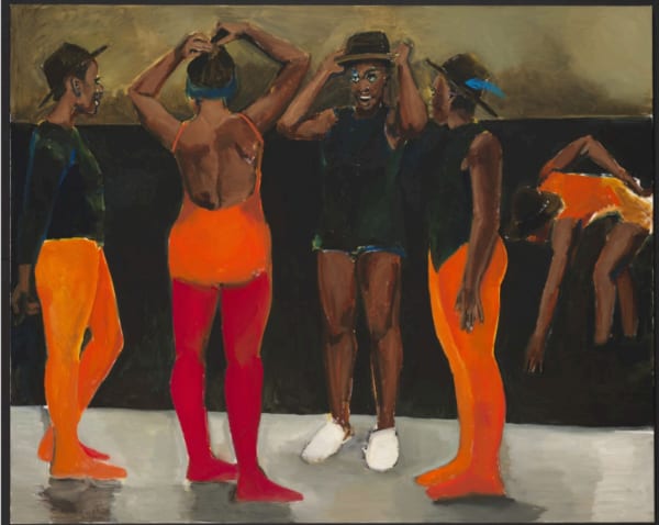 Lynette Yiadom-Boakye Prospect North For Crude, 2024 Oil on canvas / Óleo sobre tela 160 x 200 x 3.6 cm 63 x 78 3/4 x 1 3/8 in