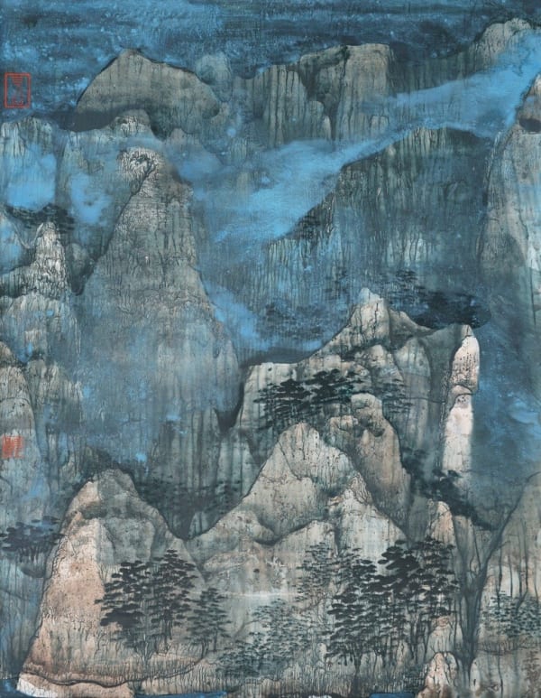 Wang Mansheng, 山中清凉 Refreshing Mountain 01, 2014
