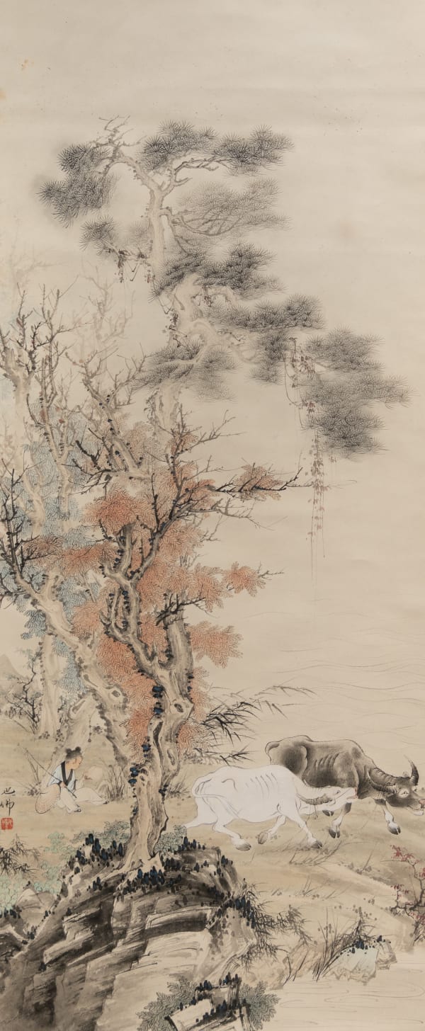 Hu Yefo, Herd Boy and Buffaloes