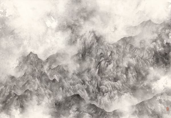 Yau Wing Fung, Hazy Cliff IV 影璧 04 , 2024