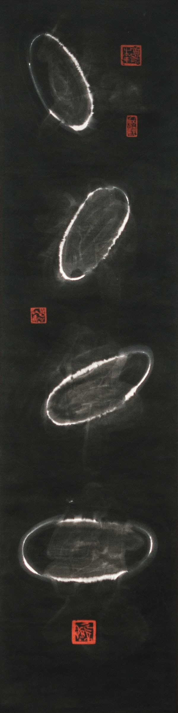 Fung Ming Chip, Luminous Script :Spiritual Halo 鬼神光环字, 2003