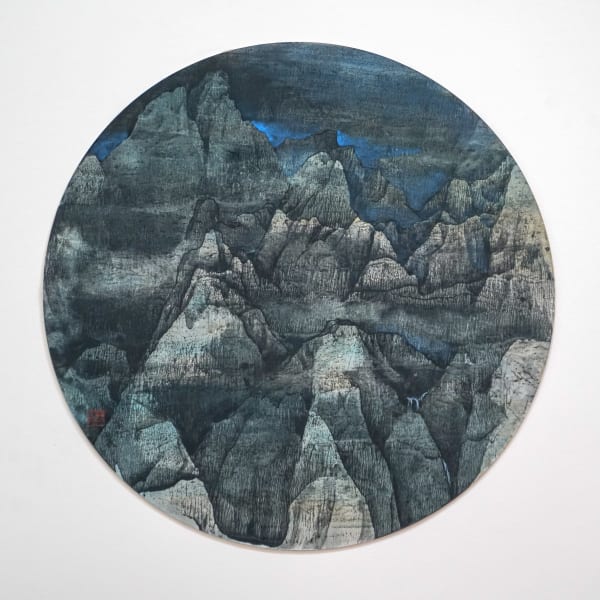 Wang Mansheng, Watching a South Mountain Evening, 2015