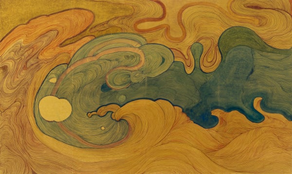 Chen Duxi, Contemplate-Detached, I Read A Poem 持颐-超诣, 2024