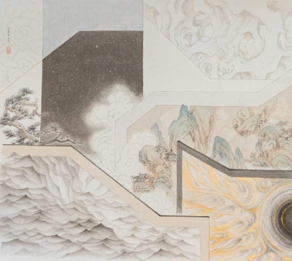 Zhang Xiaoli, Wandering in Fractured Realms 屏•境•游, 2025