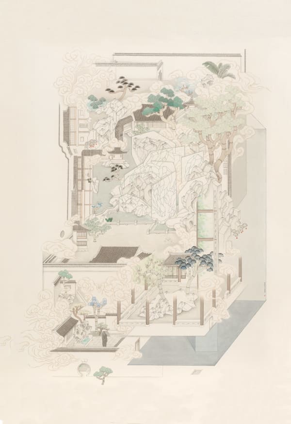 Zhang Xiaoli, Mountain Villa of Embracing Beauty 环秀山庄, 2022-2023