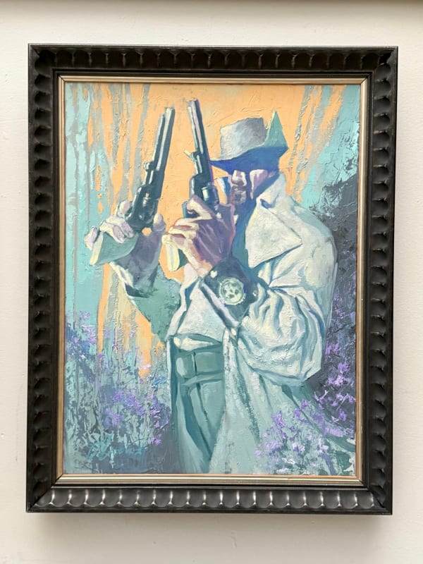 Dawn Chorus 24x18 Series: Welcome To Town Oil on canvas