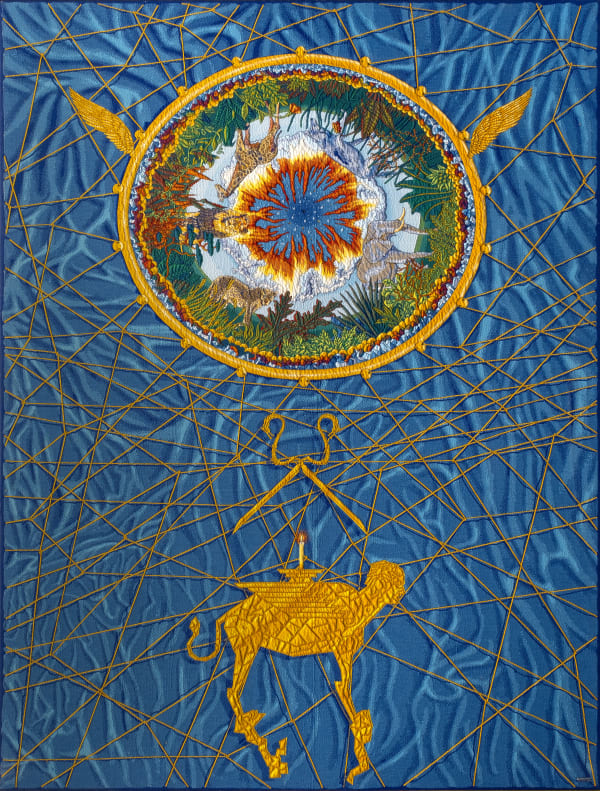 Bayram Demir, İpli Sunak / Rope Altar, 2020