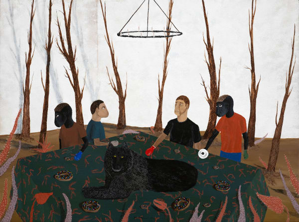 İlker Kayalı, Kurtlar Sofrası / Table of Wolves, 2024