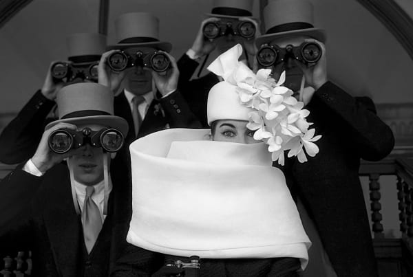 Frank Horvat, Givenchy Hat B, Paris, 1958.