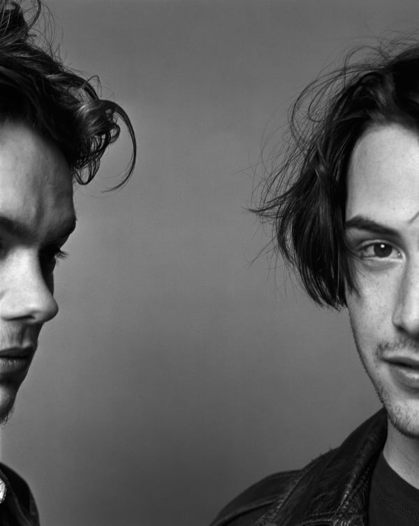 Bruce Weber, Cast photo from "My Own Private Idaho", River Phoenix and Keanu Reeves, Los Angeles, CA, 1991.