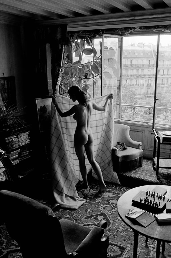 Frank Horvat, Alessandra Ferlini for Vogue Italia, Paris, 1986.