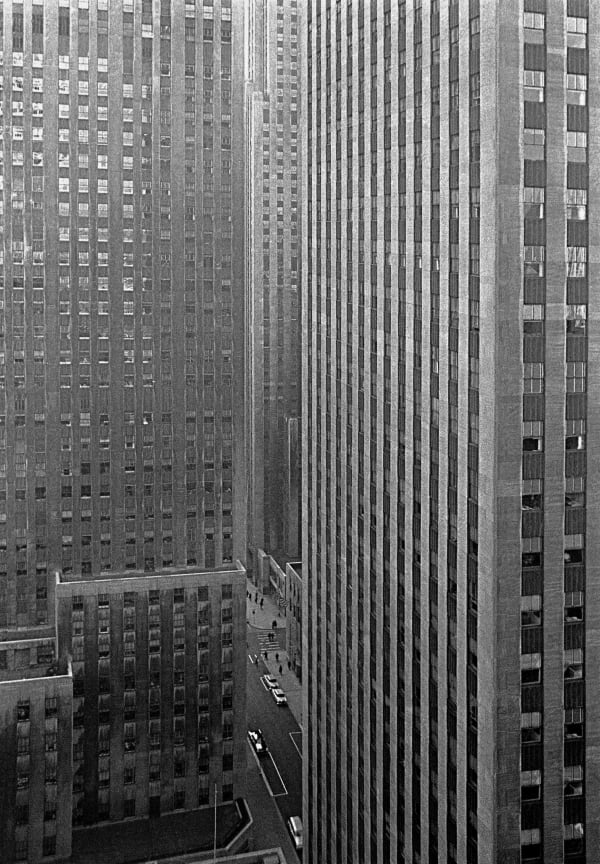 Frank Horvat, View of Rockefeller Center, New York City, 1963.