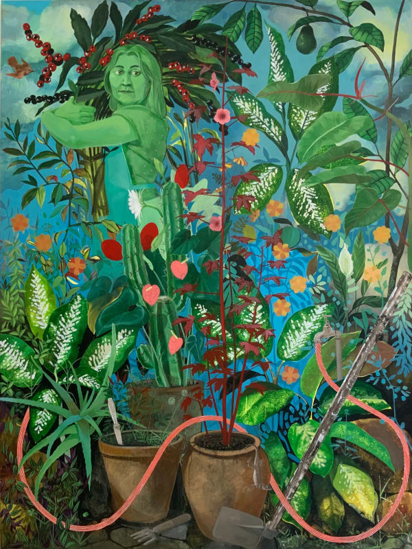 Ruan D'Ornellas, O jardim da mulher verde, 2024