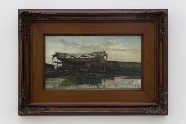 Giovanni Battista Castagneto, Cais do Porto, 1887