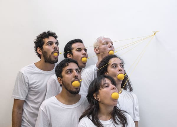 Jorge Soledar, Embocadura coletiva para selfies (Butoh), 2020