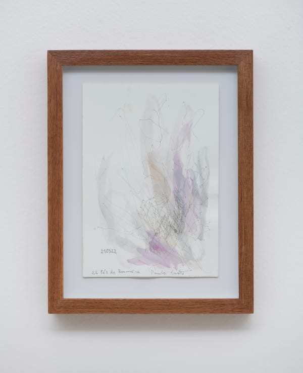 Panmela Castro 210322 Pés de Bananeira, série Expurgo, 2021 aquarela sobre papel [watercolour on paper] 21 x 15 cm 8 1/4 x 5 7/8 in