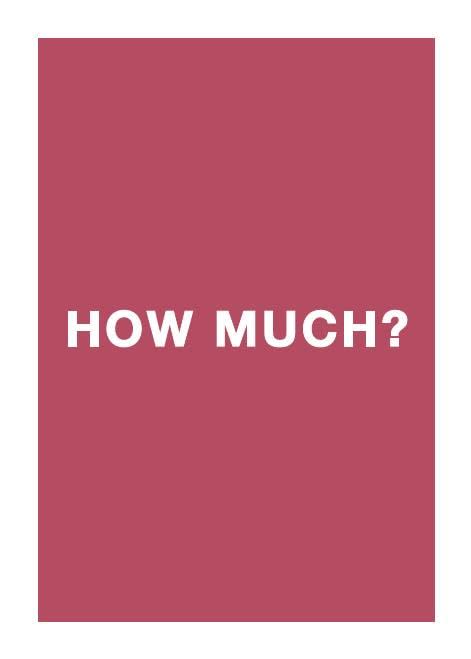 Antoni Muntadas, How Much?, 2014