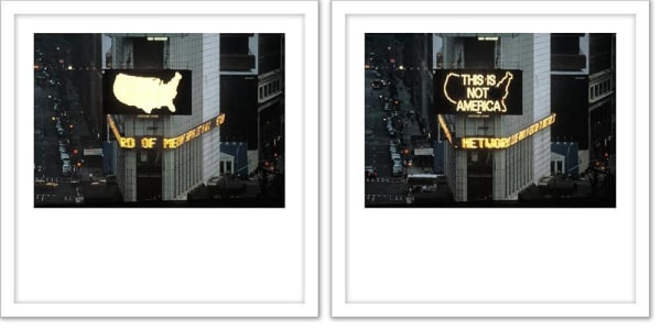 Alfredo Jaar, This is not America, 1995
