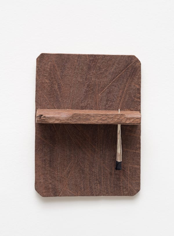 Tonico Lemos Auad Cabeça de Búfalo / Iceberg, 2022 madeira de demolição entalhada e prata [carved reclaimed lumber and silver] 29 x 21 x 8 cm 11 3/8 x 8 1/4 x 3 1/8 in