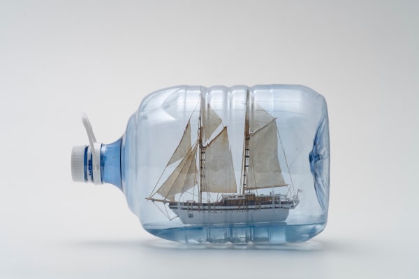 Jorge Macchi, Drift bottle 7 (testigo de deriva), 2020