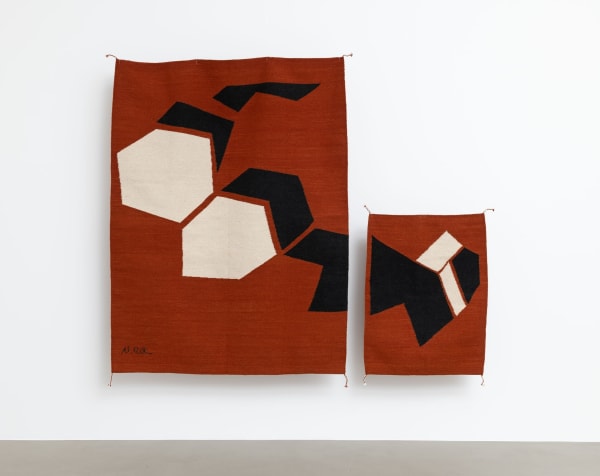 Mario García Torres Psilocin, n.d. lã [wool] 194 x 150 cm | 97 x 75 cm 76 3/8 x 59 1/8 in | 38 1/4 x 29 1/2 in