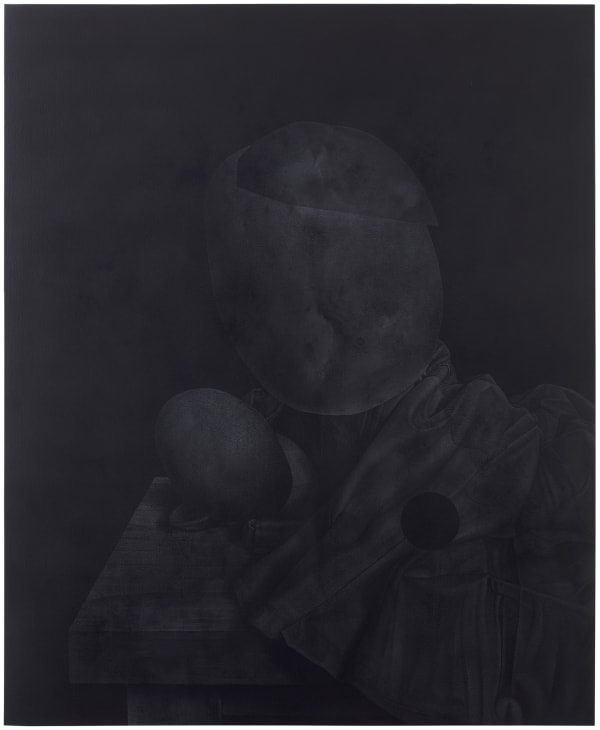 Kari Vehosalo Object (Fire), 2020 oil and charcoal on canvas 150 x 123 cm