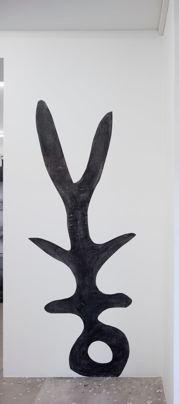 Jani Ruscica The Inked and their Incandescent Irreverence (13), 2023 site-specific wall painting size variable price below / upon agreement depending on final scale ed. 3