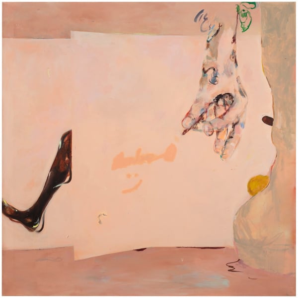 Anna Tuori Kutsuen tulevaisuutta takaisin / Calling for the Future to Return, 2024 oil on canvas 150 x 150 cm