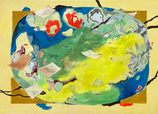 Anna Tuori Lähettämättömiä kirjeitä / Unsent Letters, 2024 oil and acrylic on canvas 161,5 x 210 cm