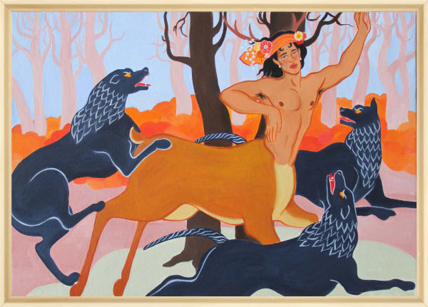 Richie Nath Must I Go On Pretending, 2023 acrylic on canvas 92 x 65 cm