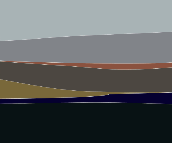 Xavier THEUNIS, Sans titre (Paysage #172), 2025