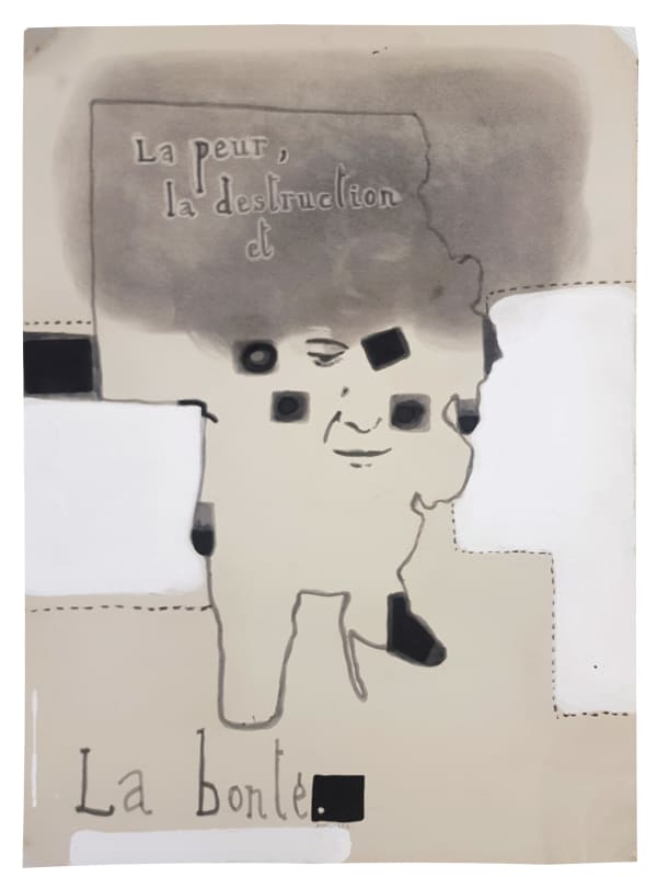 Jean-Michel ALBEROLA, Sans titre (La peur, la destruction, et la bonté), 2012