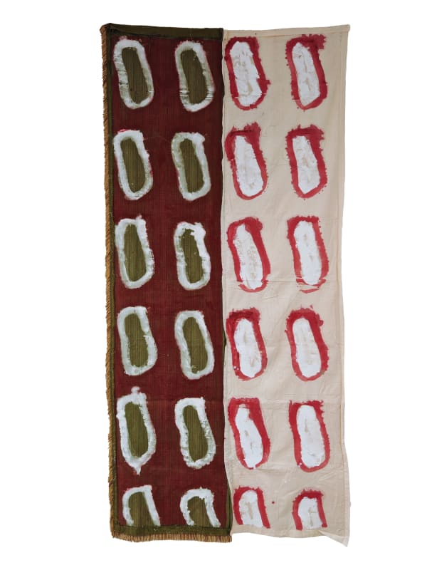 Claude VIALLAT 190/2023, 2023 262 x 121 cm