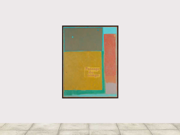 Jean Michel ALBEROLA Passage du temps III, 2021-2023 116 x 89 cm Encadrement : 120 x 93 cm