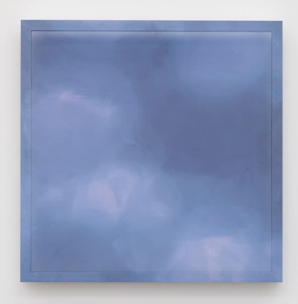 Cécile BART Sans titre (série Je suis bleue) , 2022 100 x 100 cm