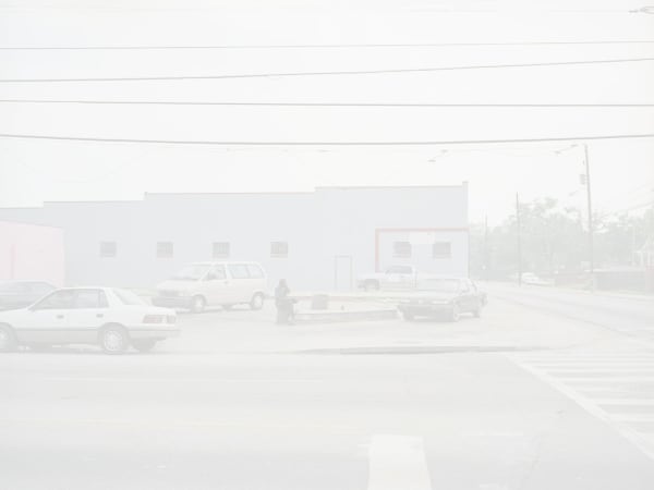 Man with hand over face, Augusta