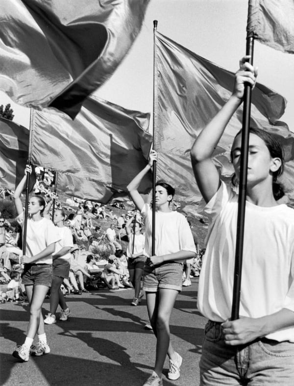 Flag girls, Gloucester, Massachussets