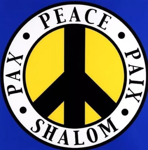 Robert Indiana, The Tel Aviv Peace, 2004
